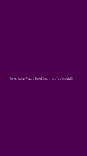 Tampilan Antarmuka Aplikasi Pengeluaran Macau Togel Desain Grafis Android - 3