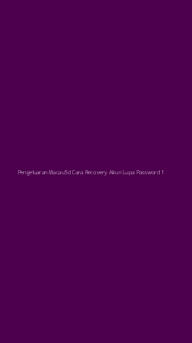 Tampilan Antarmuka Aplikasi Pengeluaran Macau5d Cara Recovery Akun Lupa Password - 1