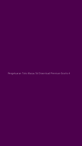 Tampilan Antarmuka Aplikasi Pengeluaran Toto Macau 5d Download Premium Gratis - 4