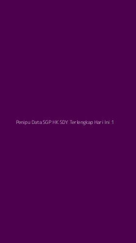 Tampilan Antarmuka Aplikasi Penipu Data Sgp Hk Sdy Terlengkap Hari Ini - 1