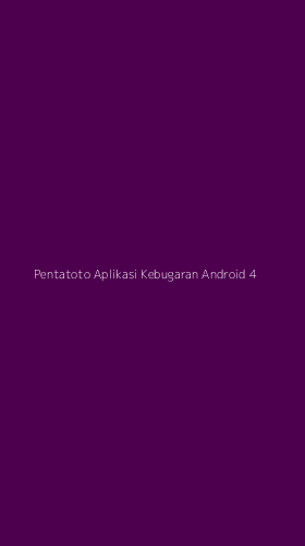 Tampilan Antarmuka Aplikasi Pentatoto Aplikasi Kebugaran Android - 4