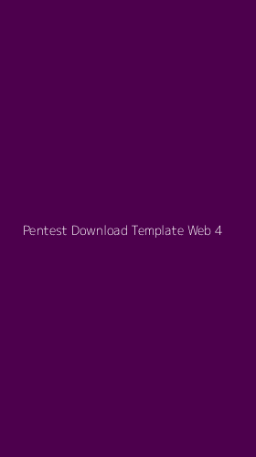 Tampilan Antarmuka Aplikasi Pentest Download Template Web - 4