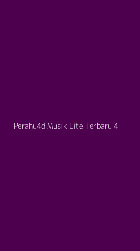 Tampilan Antarmuka Aplikasi Perahu4d Musik Lite Terbaru - 4