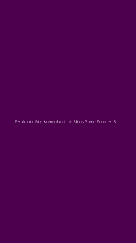 Tampilan Antarmuka Aplikasi Peraktoto Rtp Kumpulan Link Situs Game Populer - 3