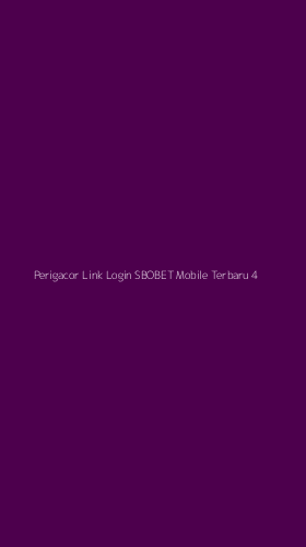 Tampilan Antarmuka Aplikasi Perigacor Link Login Sbobet Mobile Terbaru - 4