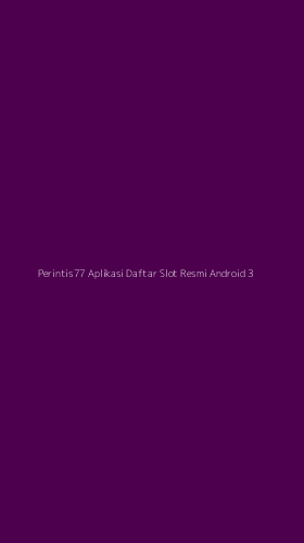Tampilan Antarmuka Aplikasi Perintis77 Aplikasi Daftar Slot Resmi Android - 3