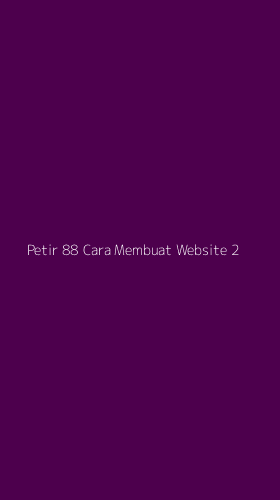 Tampilan Antarmuka Aplikasi Petir 88 Cara Membuat Website - 2