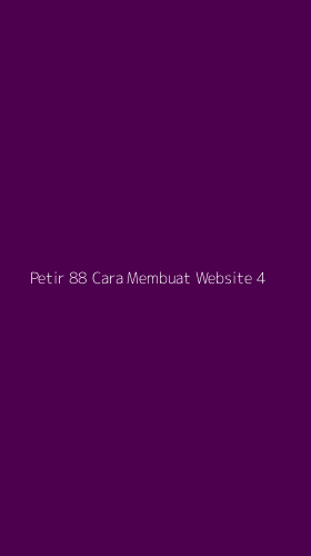 Tampilan Antarmuka Aplikasi Petir 88 Cara Membuat Website - 4
