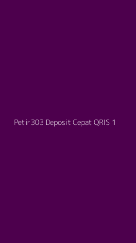 Tampilan Antarmuka Aplikasi Petir303 Deposit Cepat Qris - 1