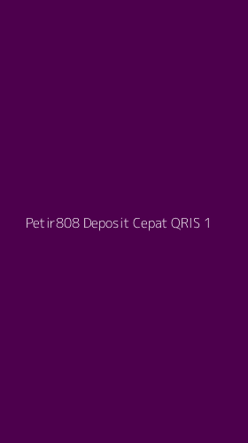 Tampilan Antarmuka Aplikasi Petir808 Deposit Cepat Qris - 1