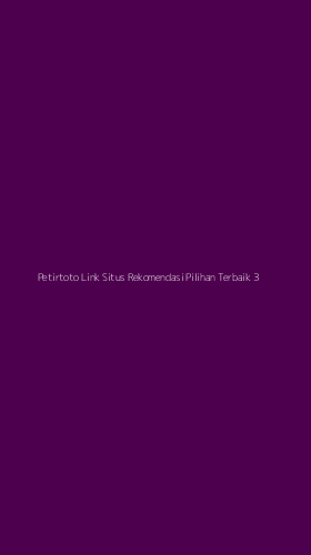 Tampilan Antarmuka Aplikasi Petirtoto Link Situs Rekomendasi Pilihan Terbaik - 3