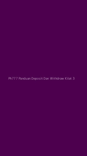 Tampilan Antarmuka Aplikasi Ph777 Panduan Deposit Dan Withdraw Kilat - 3