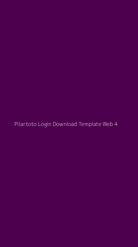 Tampilan Antarmuka Aplikasi Pilartoto Login Download Template Web - 4