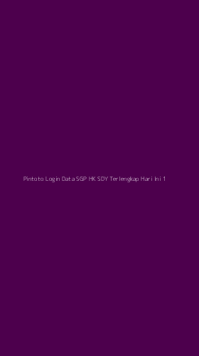 Tampilan Antarmuka Aplikasi Pintoto Login Data Sgp Hk Sdy Terlengkap Hari Ini - 1
