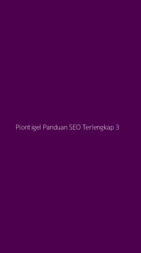 Tampilan Antarmuka Aplikasi Piontigel Panduan Seo Terlengkap - 3