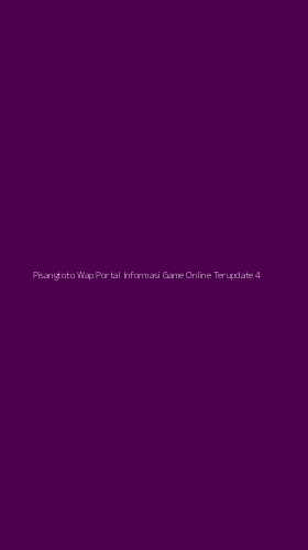 Tampilan Antarmuka Aplikasi Pisangtoto Wap Portal Informasi Game Online Terupdate - 4
