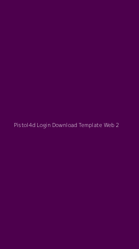 Tampilan Antarmuka Aplikasi Pistol4d Login Download Template Web - 2