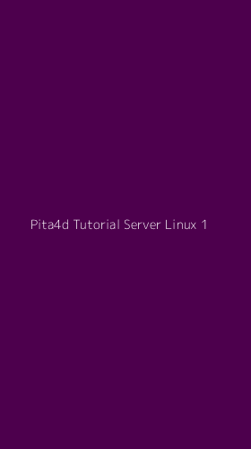 Tampilan Antarmuka Aplikasi Pita4d Tutorial Server Linux - 1