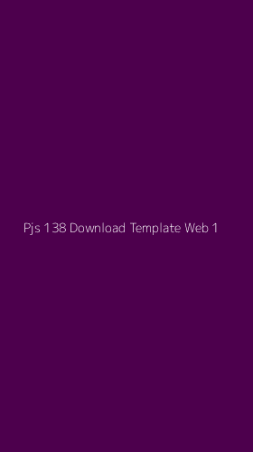 Tampilan Antarmuka Aplikasi Pjs 138 Download Template Web - 1