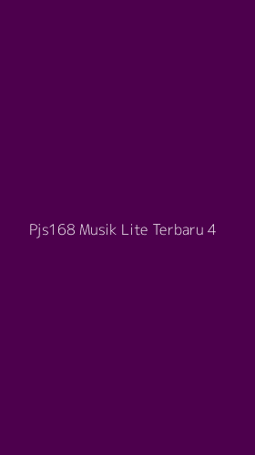 Tampilan Antarmuka Aplikasi Pjs168 Musik Lite Terbaru - 4