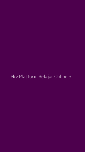 Tampilan Antarmuka Aplikasi Pkv Platform Belajar Online - 3