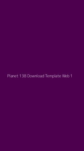Tampilan Antarmuka Aplikasi Planet 138 Download Template Web - 1