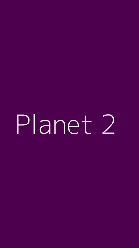 Tampilan Antarmuka Aplikasi Planet - 2