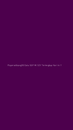 Tampilan Antarmuka Aplikasi Playerwdbiang99 Data Sgp Hk Sdy Terlengkap Hari Ini - 1