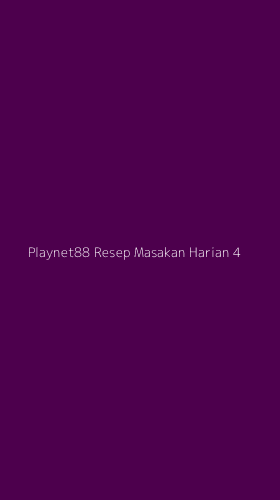 Tampilan Antarmuka Aplikasi Playnet88 Resep Masakan Harian - 4
