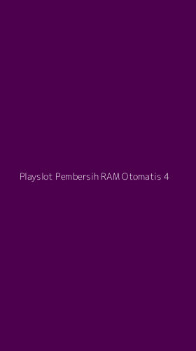 Tampilan Antarmuka Aplikasi Playslot Pembersih Ram Otomatis - 4