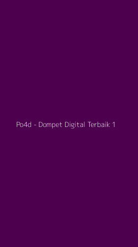 Tampilan Antarmuka Aplikasi Po4d - Dompet Digital Terbaik - 1