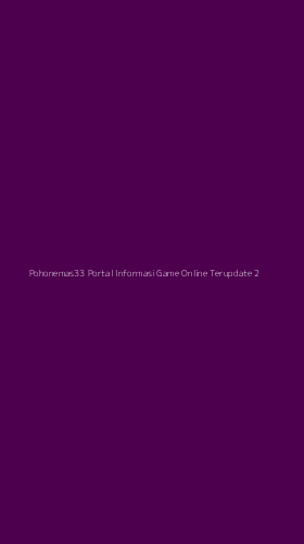 Tampilan Antarmuka Aplikasi Pohonemas33 Portal Informasi Game Online Terupdate - 2
