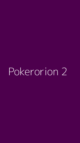 Tampilan Antarmuka Aplikasi Pokerorion - 2