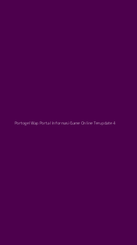 Tampilan Antarmuka Aplikasi Portogel Wap Portal Informasi Game Online Terupdate - 4