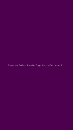 Tampilan Antarmuka Aplikasi Powernet Daftar Bandar Togel Diskon Terbesar - 3