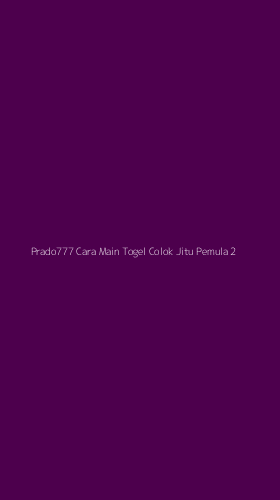 Tampilan Antarmuka Aplikasi Prado777 Cara Main Togel Colok Jitu Pemula - 2