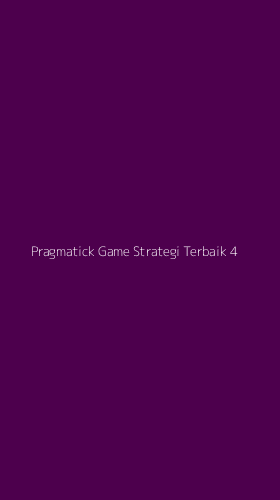 Tampilan Antarmuka Aplikasi Pragmatick Game Strategi Terbaik - 4