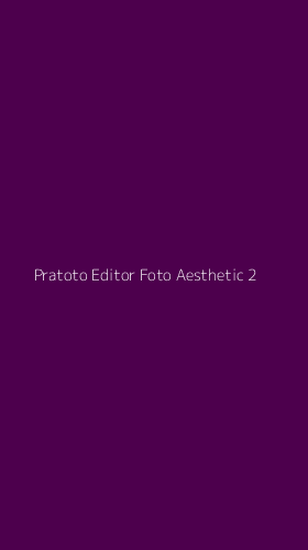 Tampilan Antarmuka Aplikasi Pratoto Editor Foto Aesthetic - 2
