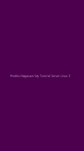 Tampilan Antarmuka Aplikasi Prediksi Nagasaon Sdy Tutorial Server Linux - 3