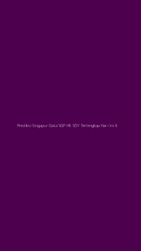 Tampilan Antarmuka Aplikasi Prediksi Singapur Data Sgp Hk Sdy Terlengkap Hari Ini - 4