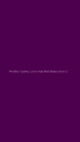 Tampilan Antarmuka Aplikasi Prediksi Sydney Lotto Apk Mod Bebas Iklan - 2