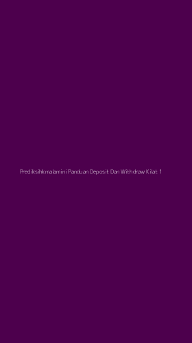 Tampilan Antarmuka Aplikasi Prediksihkmalamini Panduan Deposit Dan Withdraw Kilat - 1
