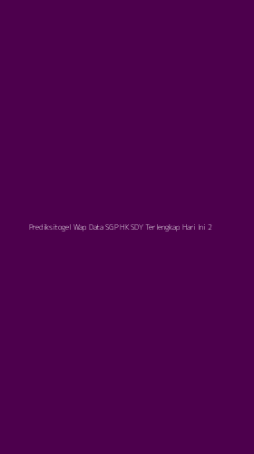 Tampilan Antarmuka Aplikasi Prediksitogel Wap Data Sgp Hk Sdy Terlengkap Hari Ini - 2