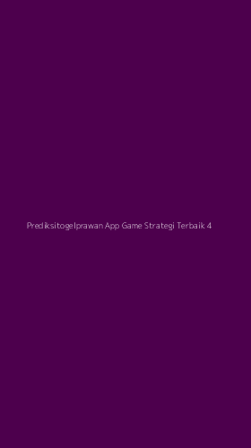 Tampilan Antarmuka Aplikasi Prediksitogelprawan App Game Strategi Terbaik - 4
