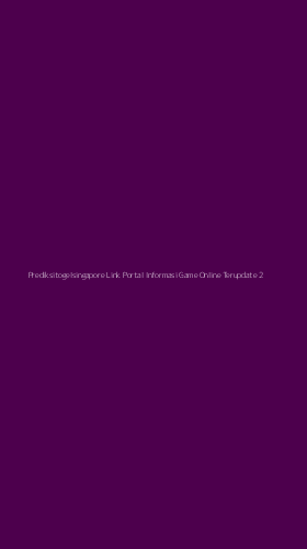 Tampilan Antarmuka Aplikasi Prediksitogelsingapore Link Portal Informasi Game Online Terupdate - 2