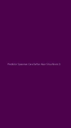Tampilan Antarmuka Aplikasi Prediktor Spaceman Cara Daftar Akun Situs Resmi - 3