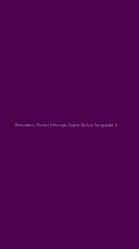 Tampilan Antarmuka Aplikasi Presidencc Portal Informasi Game Online Terupdate - 3