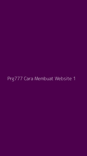 Tampilan Antarmuka Aplikasi Prg777 Cara Membuat Website - 1