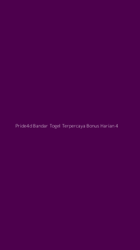 Tampilan Antarmuka Aplikasi Pride4d Bandar Togel Terpercaya Bonus Harian - 4