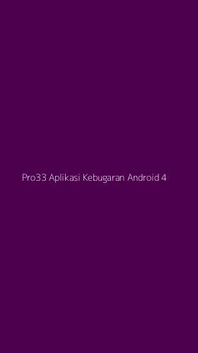 Tampilan Antarmuka Aplikasi Pro33 Aplikasi Kebugaran Android - 4